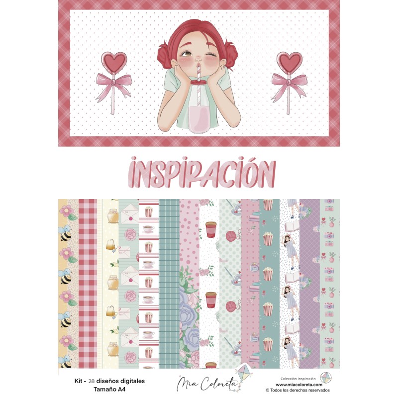 Kit Inspiración, Colección digital 28 páginas