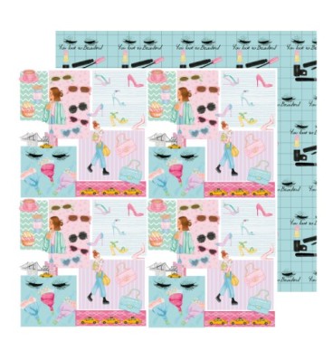 Estilo Paper Kit, 13 papers double-sided printed