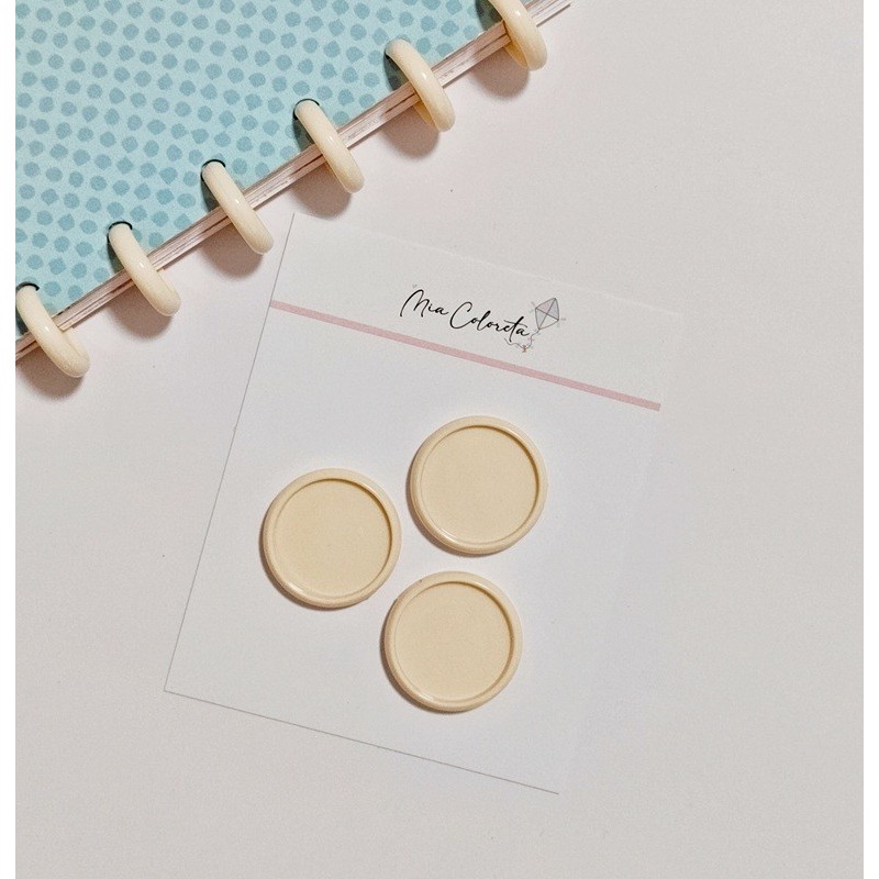 Planner Discs Set 32mm Beige