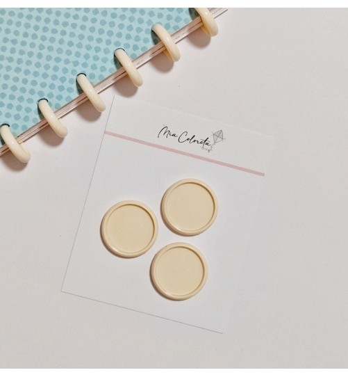 Planner Discs Set 32mm Beige