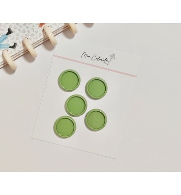 Planner Discs Set 24mm Green