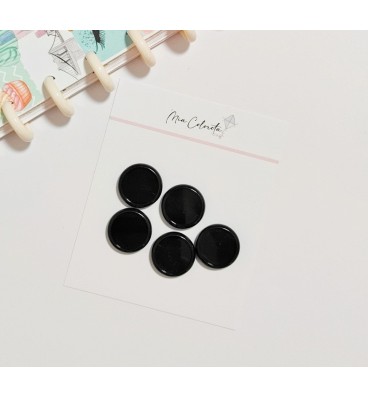 Planner Discs Set 24mm Black